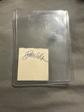 Bob Welch Auto In Person On Index Card