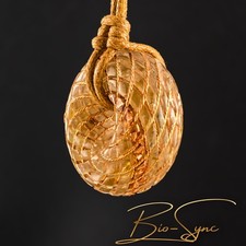 Golden Ratio Torus Vortex Energy Pendant  Golden Healer Sunstone Zincite Ge Cu