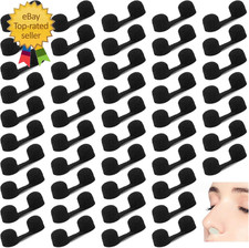 100 Pieces Disposable Nose Filters Nose Plug Filter for Spray Tanning Softness S