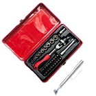 Flex Head Ratchet Socket Wrench 32pc Set w/ Telescopic Magnetic Pick Up Tool