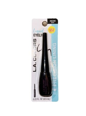 L.A. Colors Liquid Eyeliner CBLE 326 Black  0.22 Oz Fl Oz 6.5m