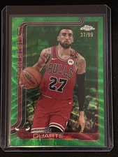 🔥Chris Duarte 2025-26 Topps Chrome #83 Green Wave 47/50 Bulls