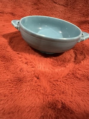 Vintage Fiestaware Cream Soup Bowl Turquoise 