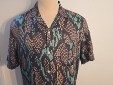 ALLSAINTS Multi NEW Men's Relaxed Fit CASUAL SHIRT SIZE XL