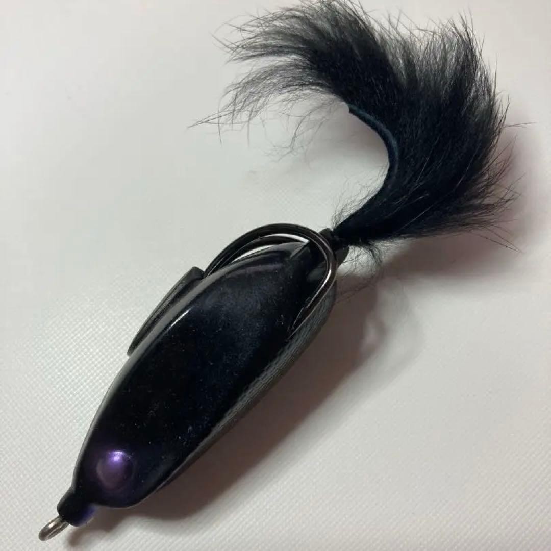 Deps Basilisky Frog Lure Jet Black Rare Soft Swimbait Fishing Equipment - Image 7