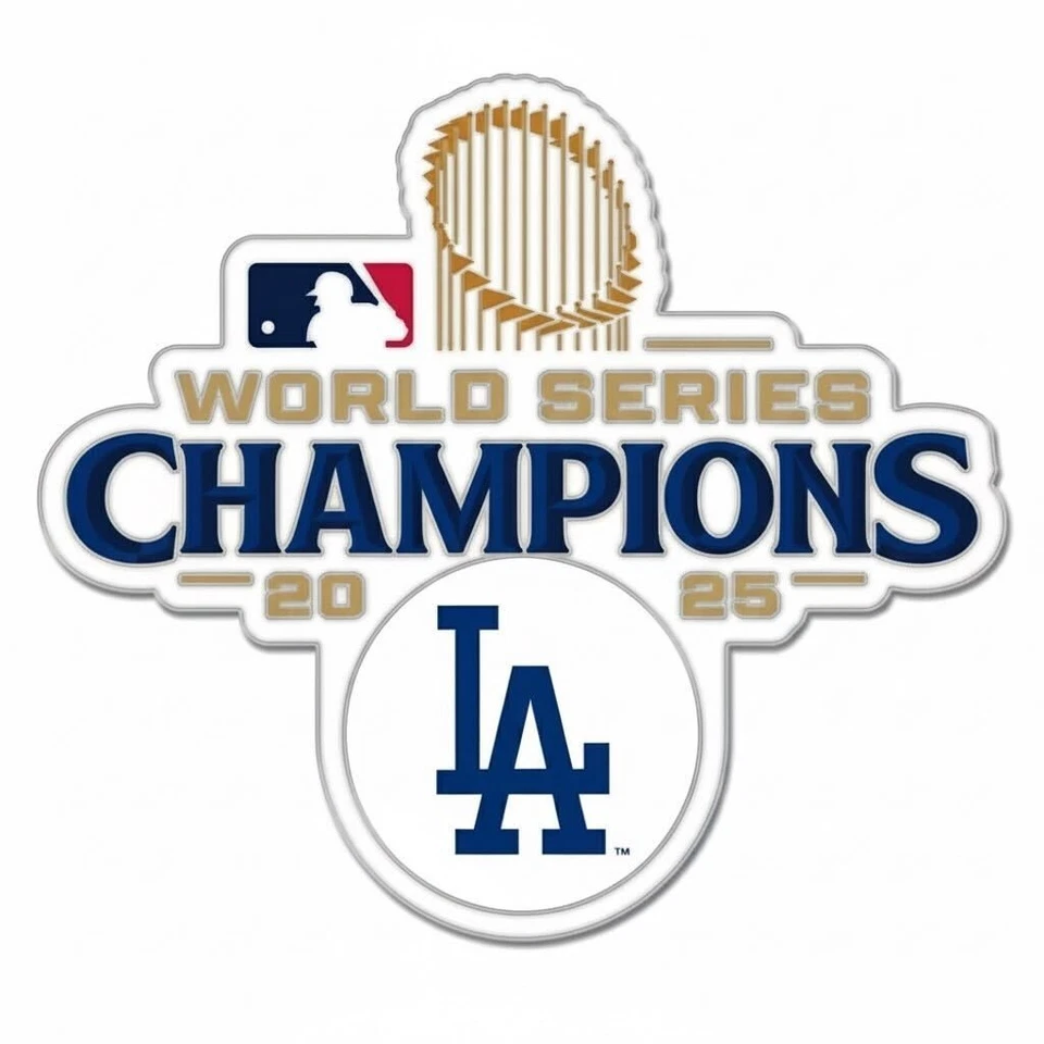 LA Dodgers Serie Mundial 2025 Campeones Camionero Sombrero Blanco Snapback Gorra MLB Fan Foto 3 de 3