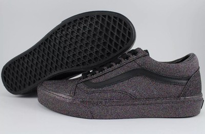 black vans glitter