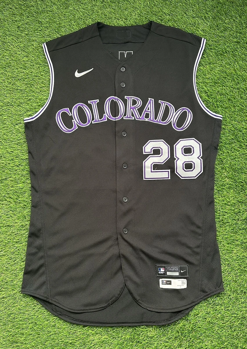 Nolan Arenado Colorado Rockies Game Used Jersey 2020 Signed Photo Matched  LOA