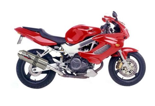 Honda VTR 1000F Firestorm SD-R SPORTS Oval 460mm Dual Exhaust Exhausts S/S - Picture 4 of 4