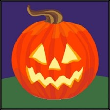 30 Custom Halloween Pumpkin Art Personalized Address Labels