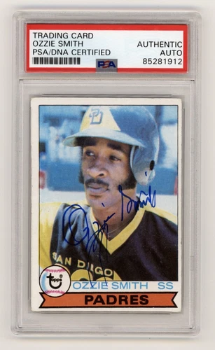 Ozzie Smith 1979 Topps #116 Rookie Card RC Signed PSA Authentic Auto Autograph