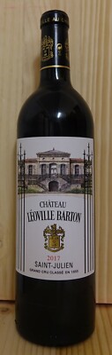 Château Leoville Barton 2017, Grand Cru Classé - 95 P. Parker + James Suckling!