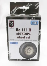 Heinkel He 111 H "Dunlop" Halberd Models wheels set 1/48 kit