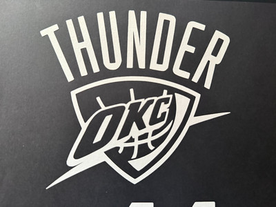 NBA OKLAHOMA CITY THUNDER OKC BASKETBALL VINYL STICKER DECAL