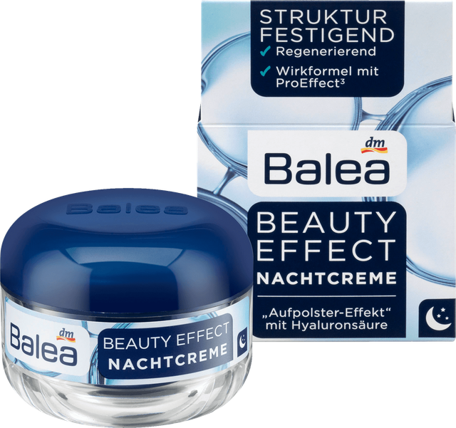 balea beauty effect night cream