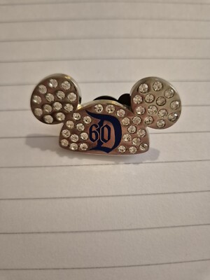 Disneyland California 60 Year Anniversary Mickey Ears Pin