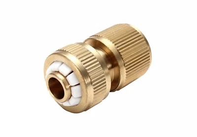 PWPUK Low Pressure Brass Quick Release 3/4" Hose Connector Hozelock Compatible