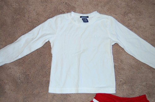Gap Kids Size XS 4 White Cotton Shirt & Cordoroy Size 4 Skirt Outfit Holiday - Picture 3 of 3