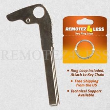 New Smart Key Replacement Uncut Emergency Blade Insert For Mercedes Black Remote