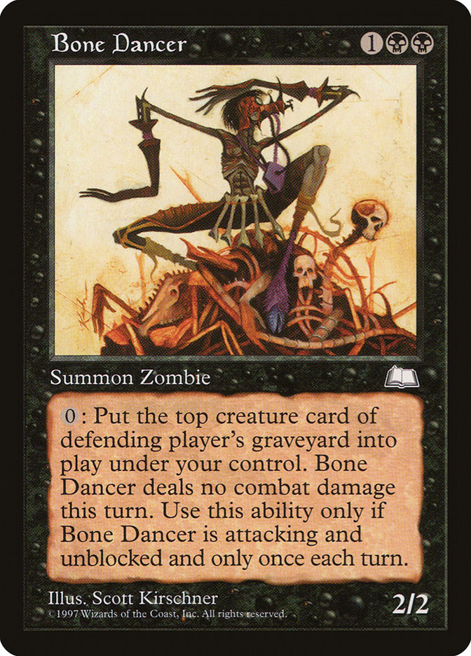 MTG Magic the Gathering Bone Dancer (62/167) Weatherlight LP