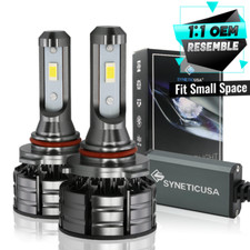 SYNETICUSA 9005 HB3 LED Headlight 6000K White Light Bulb Conversion Kit