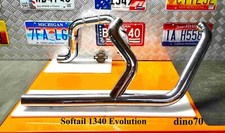 Harley Davidson collettori di scarico crossover con cover Softail Heritage FLSTS