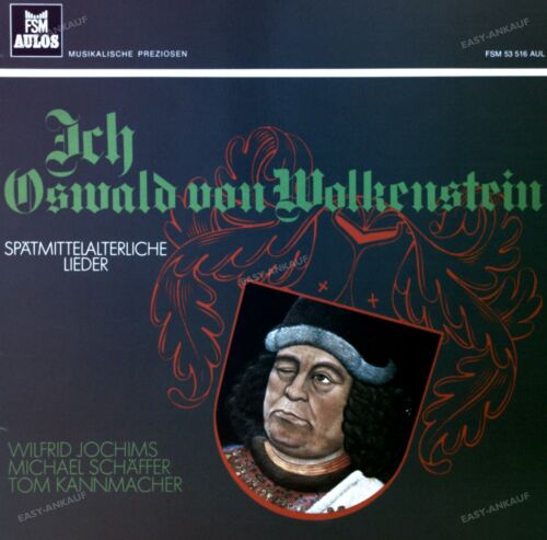 Oswald Von Wolkenstein, Wilfrid - Ich, Oswald Von Wolkenstein LP 1977 . - Zdjęcie 1 z 1