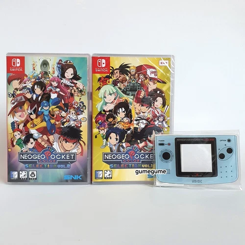 NeoGeo Pocket Color Selection Vol.1 + Vol.2 [English Japanese] Switch & Acrylic