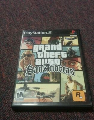 Grand Theft Auto San Andreas (Sony PlayStation 2) PS2 (Tested & Works ...