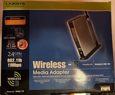 Linksys Wireless Media Adapter WMA11B Complete Open Box New