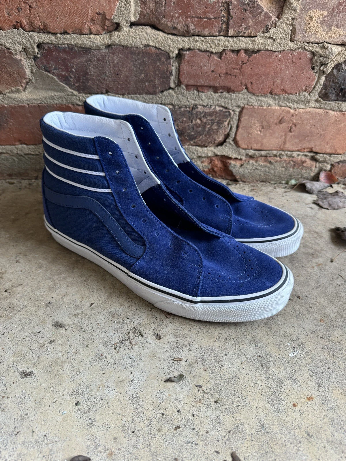 Scarpe da skate Vans Sk8 Hi blu taglia uomo 11 5 VEDI DESCRIZIONE