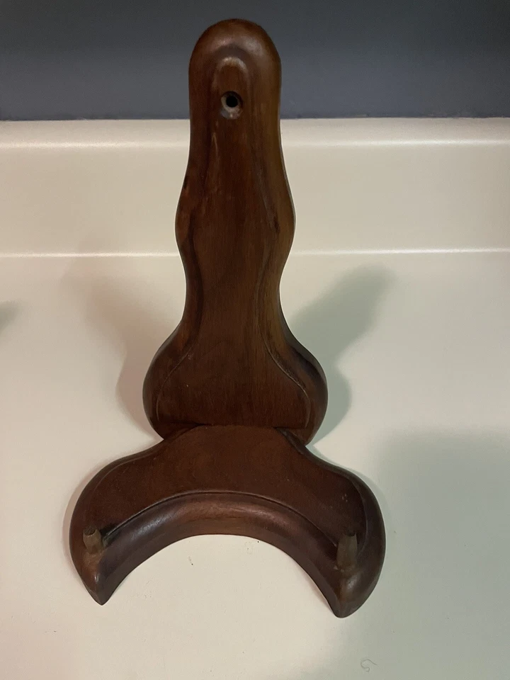 Soporte de exhibición de marcos de fotos para placa de libro de madera de colección. Puede ser colgante o de pie Foto 2 de 4