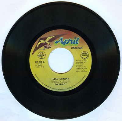 Philippines GAZEBO I Like Chopin / London Paris 45 rpm Vinyl APRIL Records