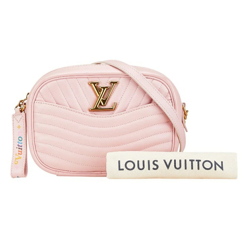 Louis Vuitton New Wave Camera Bag Shoulder Bag M53683 Leather Pink Authentic