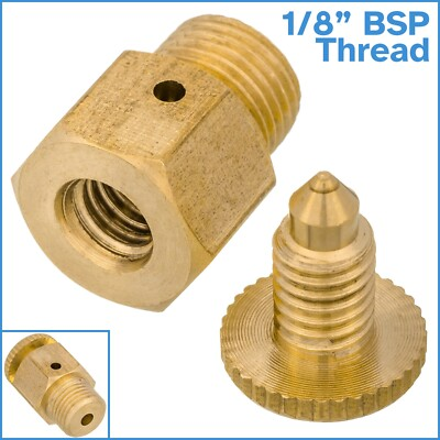 #ad Brass 1 8quot; BSP Air Bleed Pressure Release Valve Tap 1.6 Mpa Exhaust Vent Part AU $14.95