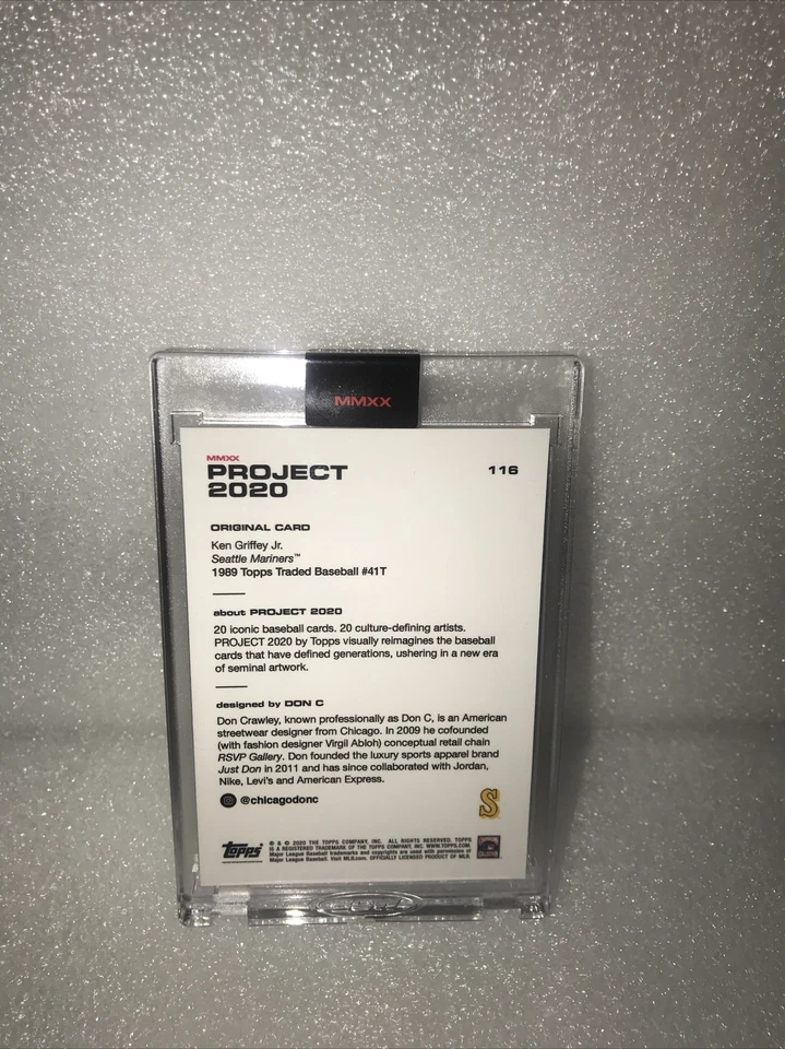 Topps PROJECT 2020 Card 116 - 1989 Ken Griffey Jr. by Don C - Image 2 of 4