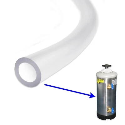 DVA MANUAL SALT WATER SOFTENER PVC TUBE / REGENERATION DRAIN TUBING PER METRE