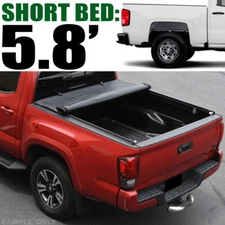 Topline For 14-18 Silverado/Sierra 5.8' Bed Low Profile Roll Up Tonneau Cover v2