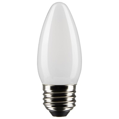 Satco S21292 - 5.5 Watt LED B11 Decorative Frost Light bulbs - 2700K - 6 Pack