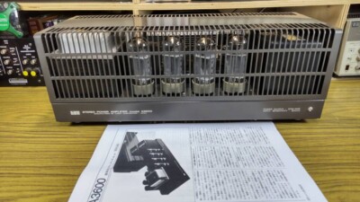 LUXMAN LUXKIT A3600 Stereo Vacuum Tube Power Amplifier Black