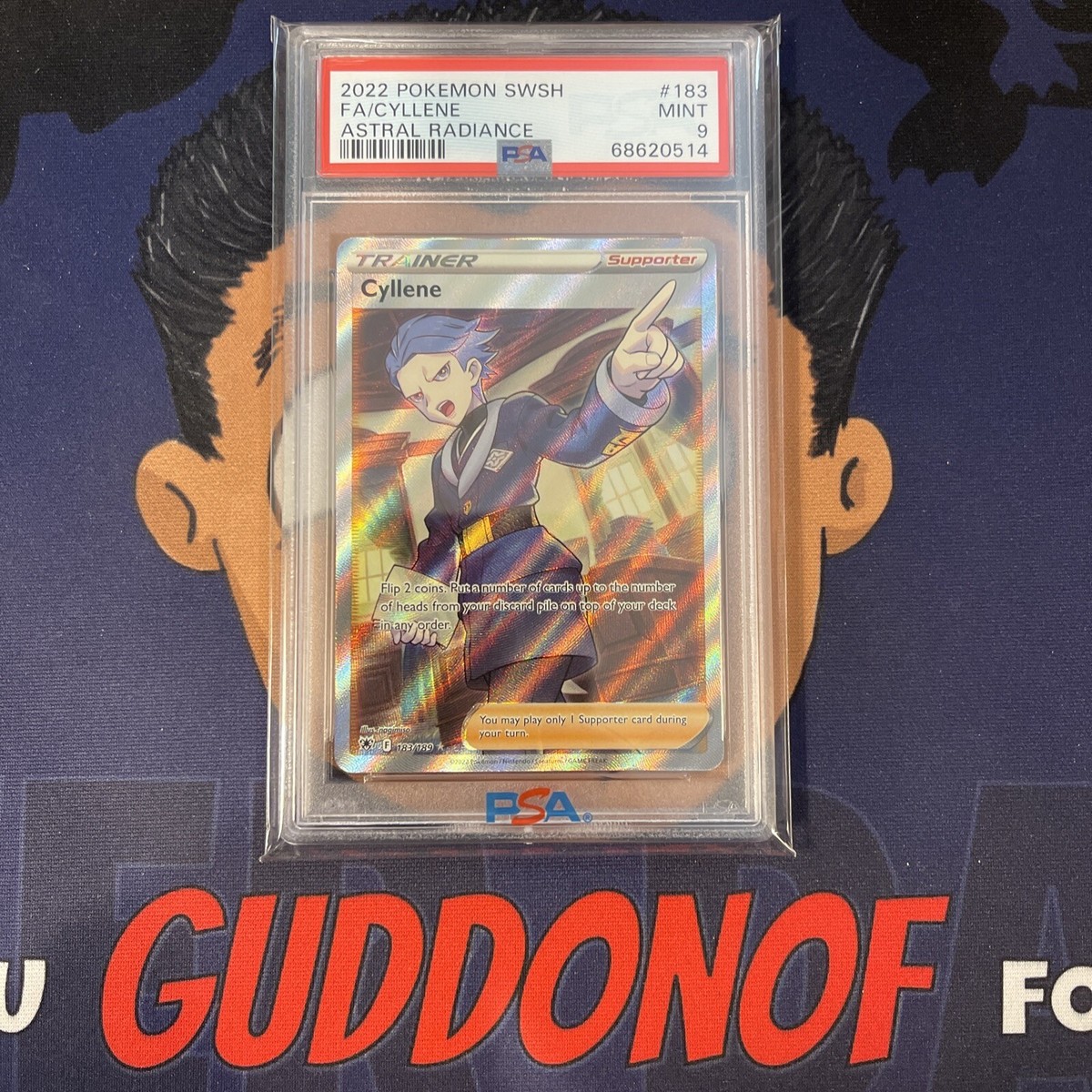 PSA 9 MINT 2022 Pokemon Astral Radiance CYLLENE #183 Full Art Ultra Rare |  eBay