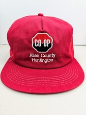 Vintage USA MADE K Products Co Op Farm Huntington Trucker Hat Snapback Cap