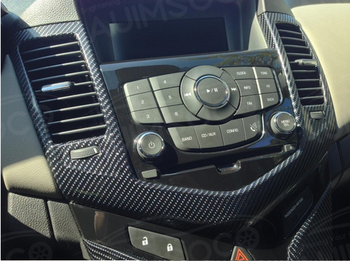 7D Glossy Carbon Fiber Vinyl Film Car Interior Wrap Stickers Auto Accessories AA - Picture 8 of 24