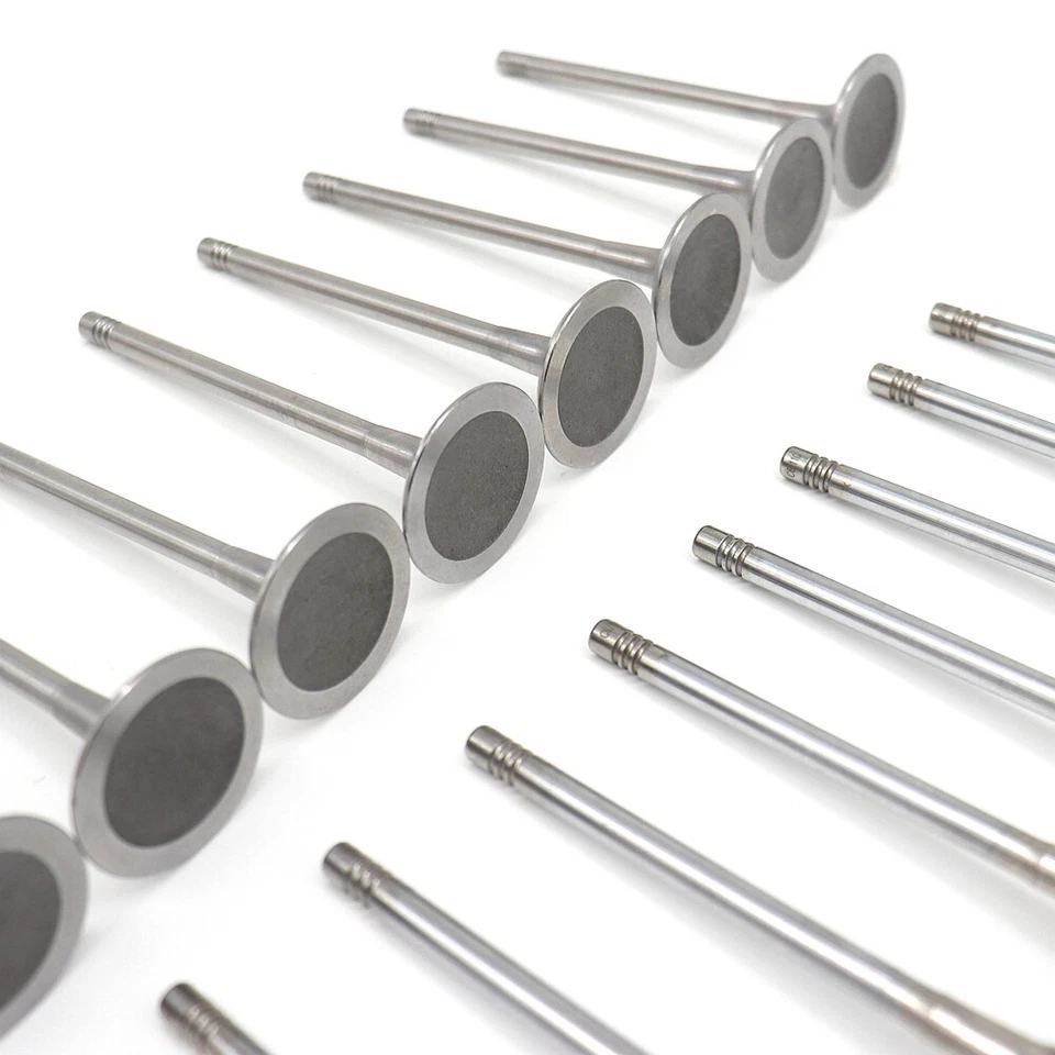 Juego de válvulas de escape de admisión de 6 mm OEM para Audi A4 A5 Q5 VW Tiguan Passat 1.8 2.0T Foto 4 de 4