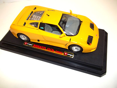Bugatti / eb110 / 1:24 scale / ''Model Car'' / YELLOW / VINTAGE