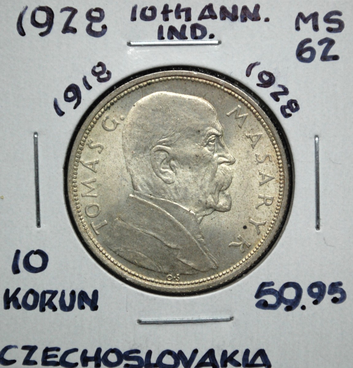 1928 Czechoslovakia 10 Korun | eBay