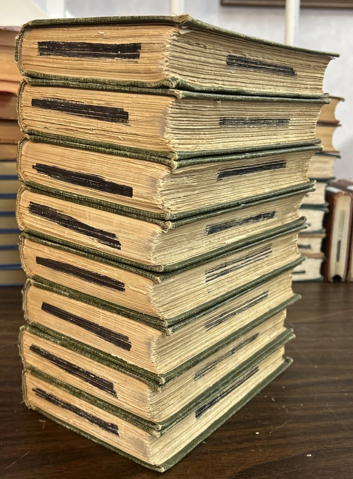 The Life & Strange Adventures of Robinson Crusoe 8 Vol Set, De Luxe Ed. 1903 - Image 2 of 4