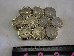 buffalo nickel belt buckle