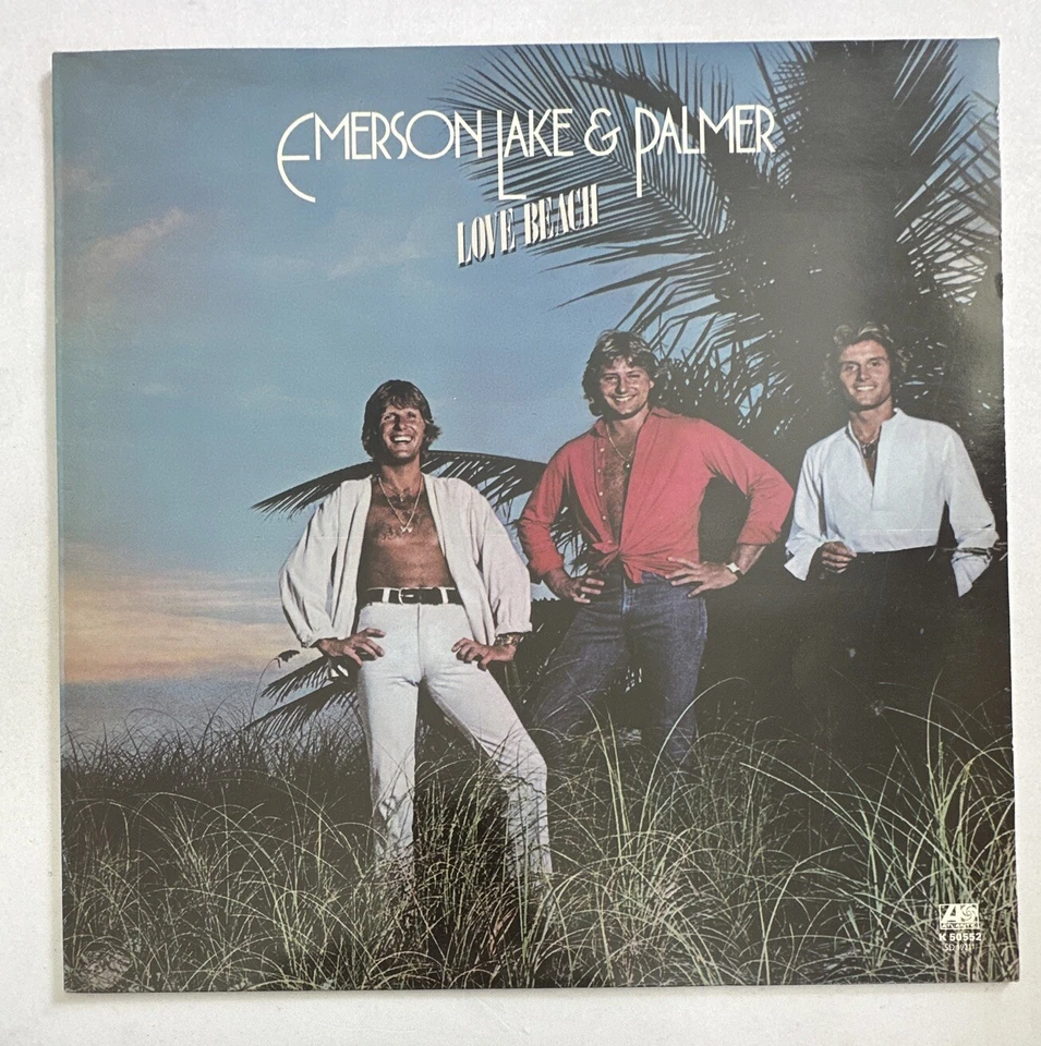 Emerson, Lake & Palmer - Love Beach Lp Vinyl Record Prog Rock VG+ / EX - Image 2 of 4