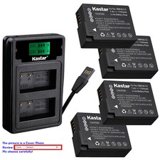 Kastar Battery LZD2 USB Charger for Panasonic DMW-BLC12  Panasonic Lumix DMC-G6